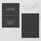 Carte de visite Arrière - plan simple et tendance (Devant / Derrière)