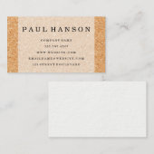 Carte De Visite Arrière - plan simple Faux Cork (Devant / Derrière)