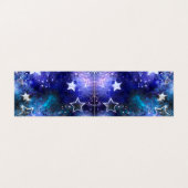 Carte De Visite Arrière - plan spatial avec étoiles (Extérieur déplié)