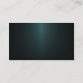 Carte De Visite Arrière - plan Spotlight - Turquoise (Dos)