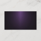 Carte De Visite Arrière - plan Spotlight - Violet (Dos)