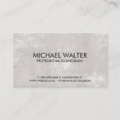 Carte De Visite Arrière - plan textuel (Devant)