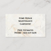 Carte de visite Arrière - plan texturé contemporai (Dos)