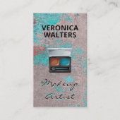 Carte De Visite Arrière - plan texture | Outils de brosse et de ma (Devant)