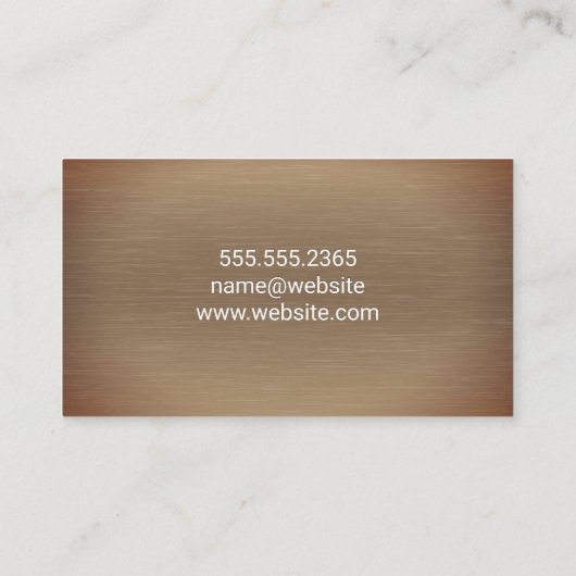 Carte De Visite Arrière - plan texture | Simple (Dos)