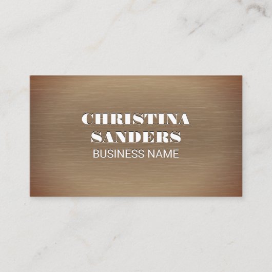 Carte De Visite Arrière - plan texture | Simple (Devant)