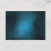 Carte De Visite Arrière - plan turquoise à vapeur avec Gears (Dos)