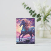 Carte De Visite Arrière - plan Unicorn (Debout devant)