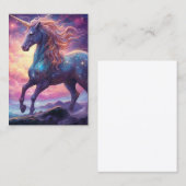 Carte De Visite Arrière - plan Unicorn (Devant / Derrière)
