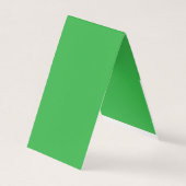 Carte De Visite Arrière - plan vert et frontière blanche pour un â (Devant)