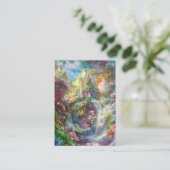 Carte De Visite Arrière - plan Whimsical Fairyland (Debout devant)