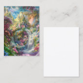 Carte De Visite Arrière - plan Whimsical Fairyland (Devant / Derrière)