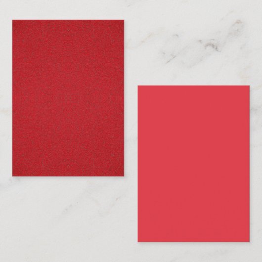 Carte de visite arrière rouge tomate texturée – Pe (Devant / Derrière)