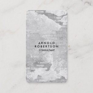 Carte De Visite Arrondi Corner Grey Mur élégant unique