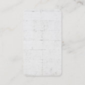 Carte De Visite Arrondi Corner Grey Mur élégant unique (Dos)