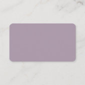 Carte de visite arrondie Rose Quartz (Dos)