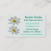 Carte De Visite Arrosage floral (Dos)