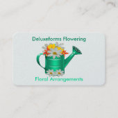 Carte De Visite Arrosage floral (Devant)