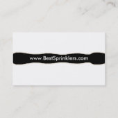 Carte De Visite Arroseuse de pelouse/carte de visite d'aménagement (Dos)