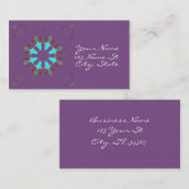 Carte De Visite Arrowhead Feathers Pow-wow Motif Thunder_Cove (Devant / Derrière)