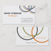 Carte De Visite Art. (Devant / Derrière)