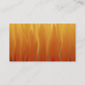 Carte De Visite Art Abstrait - Feu - Flammes de Fond (Dos)