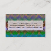 Carte De Visite Art Abstrait mosaïque #17 (Dos)