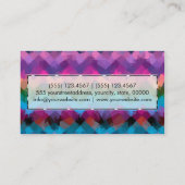 Carte De Visite Art Abstrait mosaïque #2 (Dos)