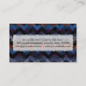 Carte De Visite Art Abstrait mosaïque #21 (Dos)