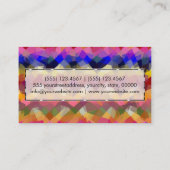 Carte De Visite Art Abstrait mosaïque #23 (Dos)