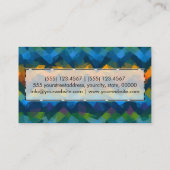 Carte De Visite Art Abstrait mosaïque #25 (Dos)