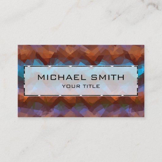 Carte De Visite Art Abstrait mosaïque #26 (Devant)