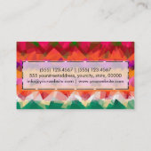 Carte De Visite Art Abstrait mosaïque #30 (Dos)