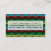 Carte De Visite Art Abstrait mosaïque #5 (Dos)