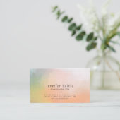 Carte De Visite Art Abstrait Professionnel Plat Moderne Élégant (Debout devant)