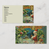 Carte De Visite Art antique du Père Noël (Devant / Derrière)