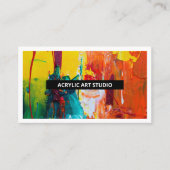 Carte De Visite Art Artiste Art Studio (Devant)