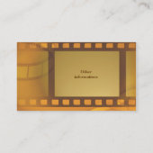Carte De Visite Art cinématographique (Dos)