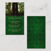 Carte De Visite Art d'arbre (Devant / Derrière)