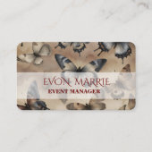 Carte De Visite Art de beaux papillons  (Devant)