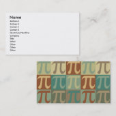 Carte De Visite Art de bruit de maths (Devant / Derrière)