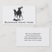 Carte De Visite Art de bruit de Taureau (Devant / Derrière)