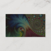 Carte De Visite Art de fractale de Joanie 50 (Dos)