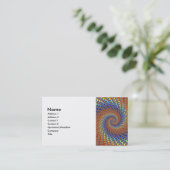 Carte De Visite Art de fractale de Monterey (Debout devant)