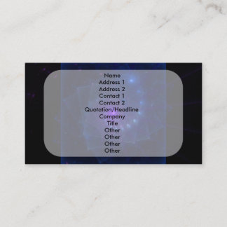 Carte De Visite Art de fractale "d'esprit de glaçon"