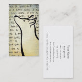 Carte De Visite Art de groupe de délivrance de marcheur (Devant / Derrière)