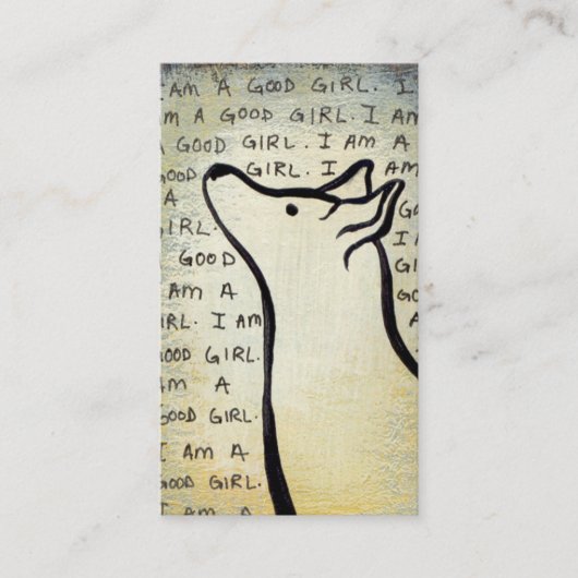 Carte De Visite Art de groupe de délivrance de marcheur (Devant)