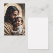Carte De Visite art de Jésus (Devant / Derrière)