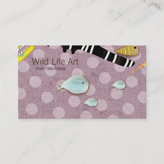 Carte De Visite Art de la faune 2015 (Devant)