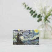 Carte De Visite Art de nuit Van Gogh Starry (Debout devant)